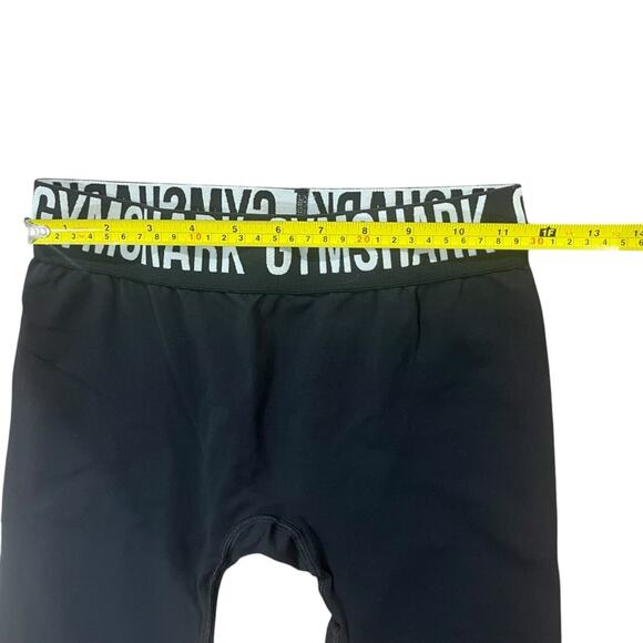 GYMSHARK Women Size Small Black Capri Athletic Workout Gym Running Legging Pants - Picture 2 of 5